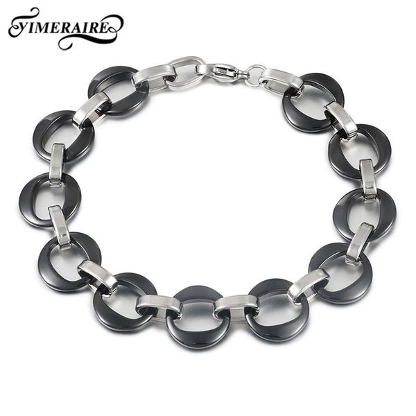 black healthy ceramic bracelet sliver for men woman cool round circle bangles personality style party daily jewelry gifts link, chain
black healthy ceramic bracelet sliver for men woman cool round circle bangles personality style party daily jewelry gifts link, chain