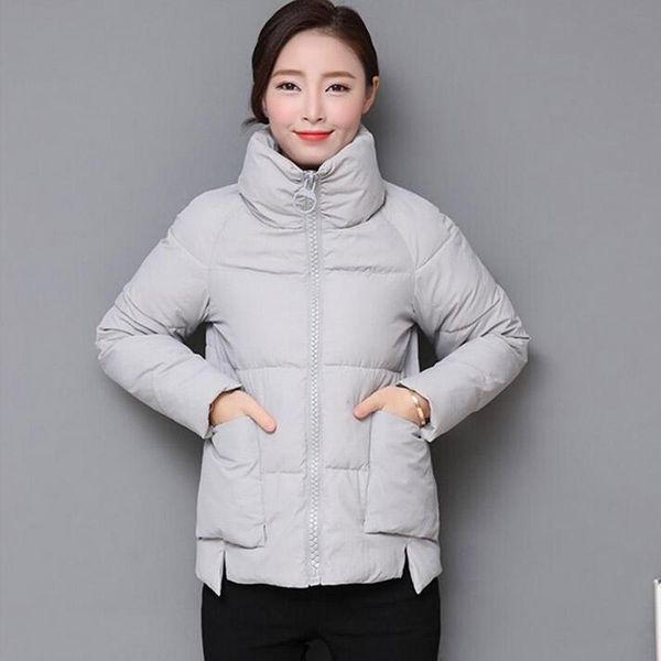 women's down & parkas autumn winter cotton jacket thick warm female vintage short korean student bread overcoat parka, Black
women's down & parkas autumn winter cotton jacket thick warm female vintage short korean student bread overcoat parka, Black