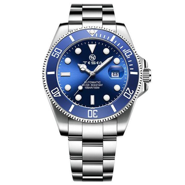 brand automatic mens watches mechanical stainless steel wristwatch waterproof 43mm clock male watch wristwatches, Slivery;brown
brand automatic mens watches mechanical stainless steel wristwatch waterproof 43mm clock male watch wristwatches, Slivery;brown