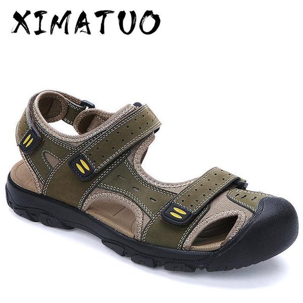 sandals plus size 39-47 fashion breathable men genuine leather summer beach shoes men's sandal causal rxm004, Black
sandals plus size 39-47 fashion breathable men genuine leather summer beach shoes men's sandal causal rxm004, Black