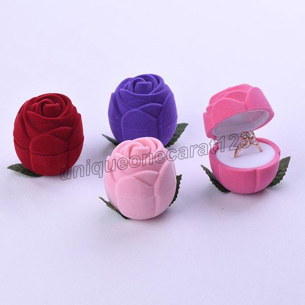 rose velvet jewelry boxes flower ring box fashion creative earrings storage packaging jewelry case for girls, Black;white
rose velvet jewelry boxes flower ring box fashion creative earrings storage packaging jewelry case for girls, Black;white
