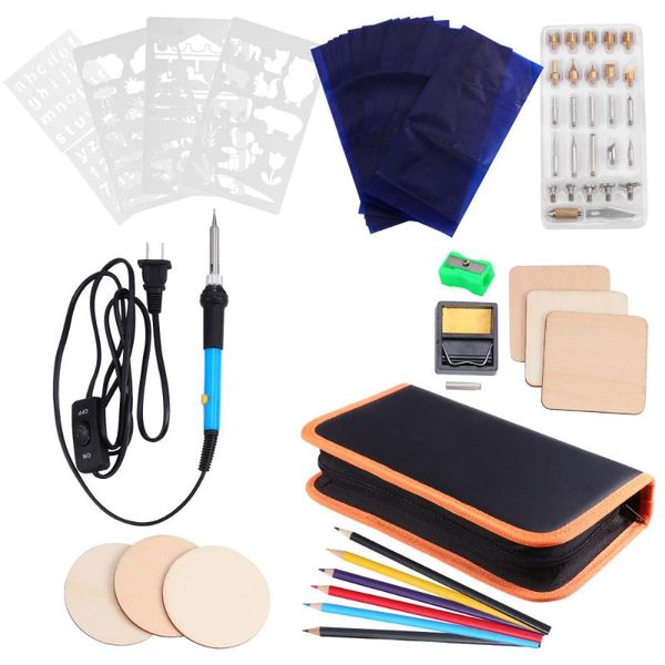 professiona electric drills 1 set of 58pcs wood burning kit adjustable temperature pen
professiona electric drills 1 set of 58pcs wood burning kit adjustable temperature pen
