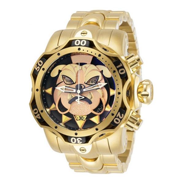 wristwatches undefeated reserve venom mens quartz watch 52.5mm stainless steel waterproof chronograph invicto reloj de hombre drop, Slivery;brown
wristwatches undefeated reserve venom mens quartz watch 52.5mm stainless steel waterproof chronograph invicto reloj de hombre drop, Slivery;brown