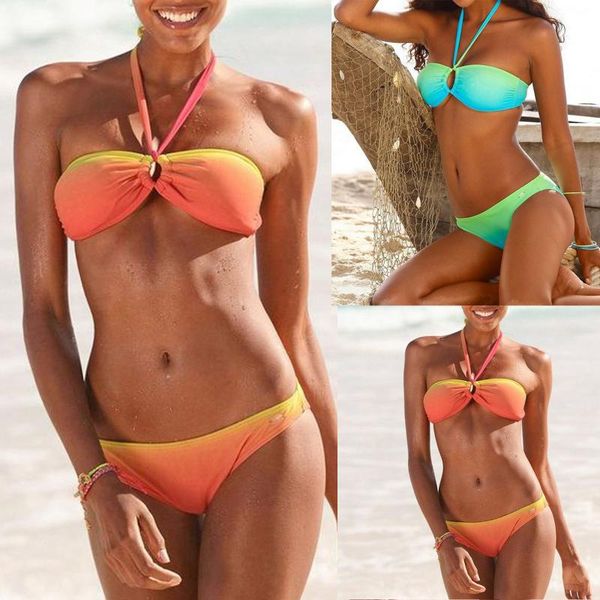 women's swimwear 2021 fashion neckline gradient bikini bra retro beach suit swimsuit bathing bather brazilian biquini, White;black
women's swimwear 2021 fashion neckline gradient bikini bra retro beach suit swimsuit bathing bather brazilian biquini, White;black