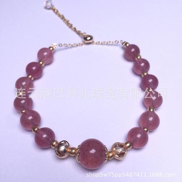 beaded, strands wholesale natural strawberry crystal pull bracelet honey sister han version of sen system girl heart ins simple wind, Black
beaded, strands wholesale natural strawberry crystal pull bracelet honey sister han version of sen system girl heart ins simple wind, Black