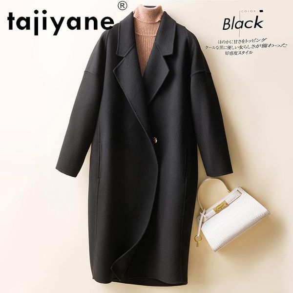 women's wool & blends female jacket winter coat women 100% jackets double-sided cashmere woolen coats casaco feminino tn1557, Black
women's wool & blends female jacket winter coat women 100% jackets double-sided cashmere woolen coats casaco feminino tn1557, Black
