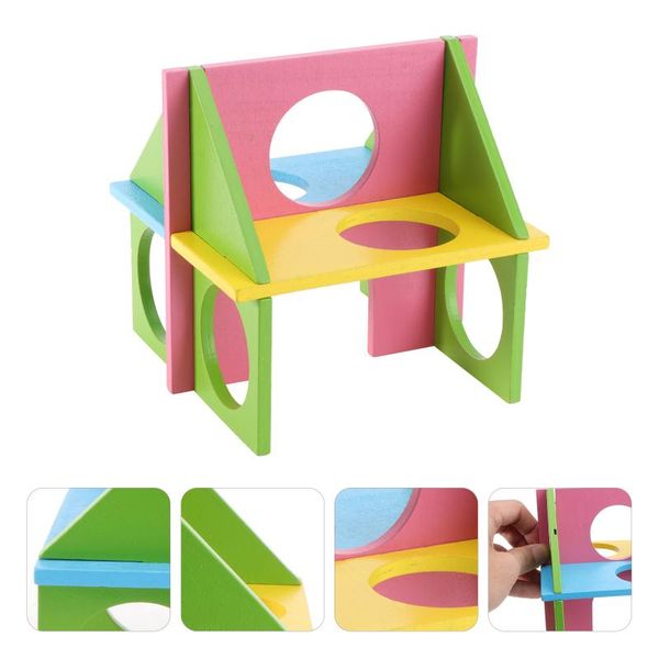 small animal supplies hamster funny wooden house playing cottage multi-function gym pet (random color, self-assembly)
small animal supplies hamster funny wooden house playing cottage multi-function gym pet (random color, self-assembly)
