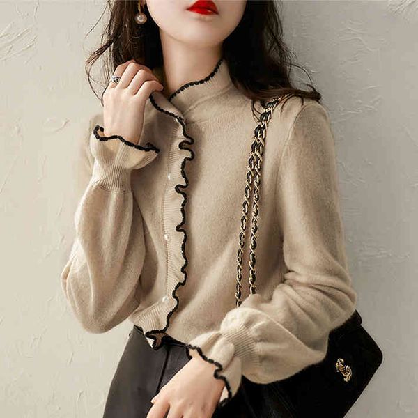 maiiol fall contracted grace all tenderness agaric side show thin cashmere knitting cardigan 210429, White;black
maiiol fall contracted grace all tenderness agaric side show thin cashmere knitting cardigan 210429, White;black