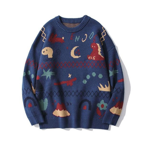 men's sweaters christmas sweater men women preppy style knitwear boy girl students, White;black
men's sweaters christmas sweater men women preppy style knitwear boy girl students, White;black