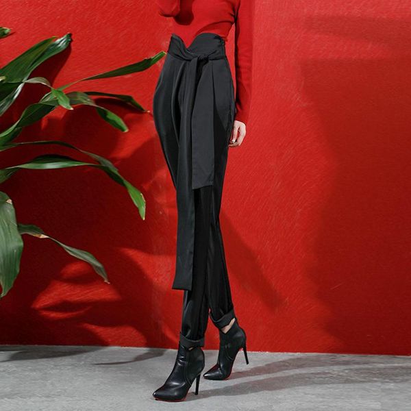 women's pants & capris flower trousers summer style drop feeling harlan high waist chiffon radish design sense suit f1334, Black;white
women's pants & capris flower trousers summer style drop feeling harlan high waist chiffon radish design sense suit f1334, Black;white