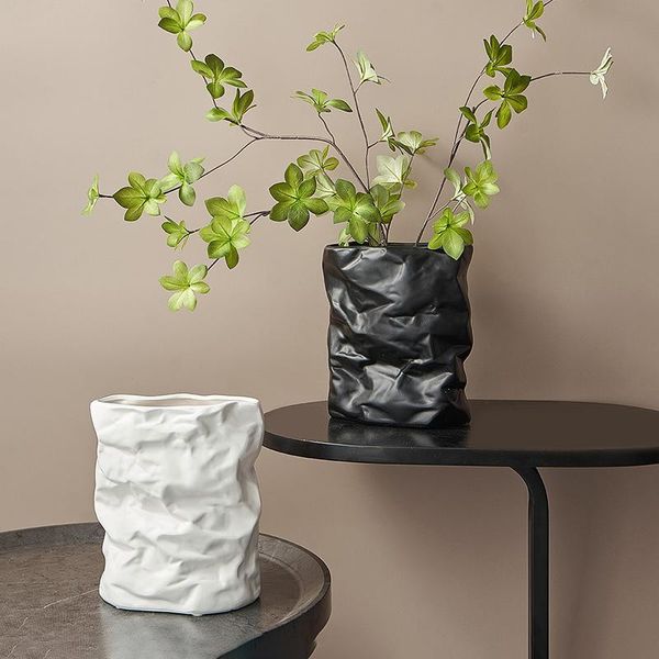 vases nordic ins modern paper bag folded ceramic vase minimalist dried flower arrangement deskart ornaments home decoration
vases nordic ins modern paper bag folded ceramic vase minimalist dried flower arrangement deskart ornaments home decoration