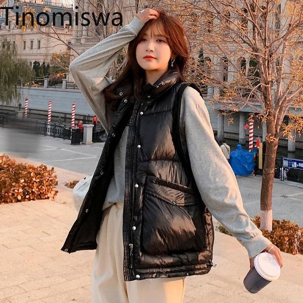 women's vests tinomiswa korean style long vest women solid color fashion sleeveless elegant waistcoats single breasted autumn winter ja, Black;white
women's vests tinomiswa korean style long vest women solid color fashion sleeveless elegant waistcoats single breasted autumn winter ja, Black;white