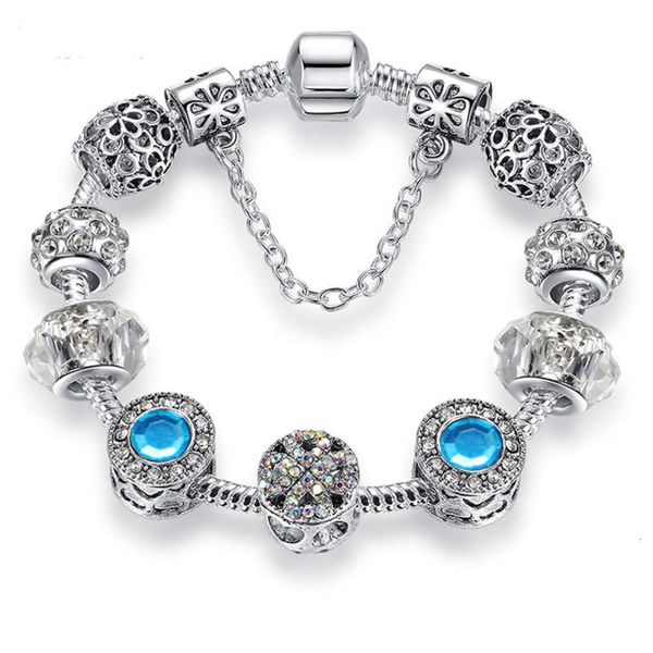 blue cat's eye stone panjia diy clover large hole beaded bracelet women's jewelry, Black
blue cat's eye stone panjia diy clover large hole beaded bracelet women's jewelry, Black