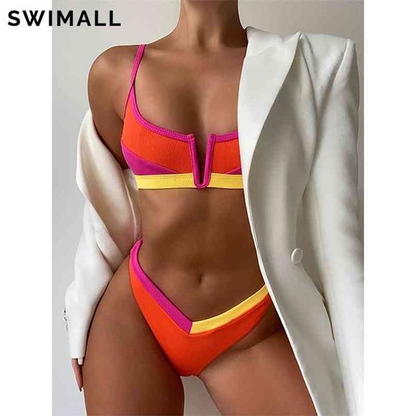 splicing bikini v-neck swimsuit female push up swimwear ribbed set beach bathing suit summer bather biquini 210630, White;black
splicing bikini v-neck swimsuit female push up swimwear ribbed set beach bathing suit summer bather biquini 210630, White;black