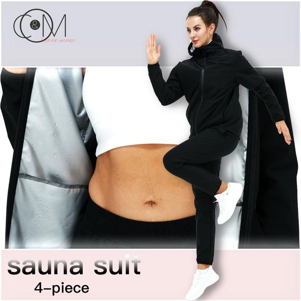piece sauna suit ls suitable for women to lose weight sweat slim fitness clothing yoga running sports set gym, White;black
piece sauna suit ls suitable for women to lose weight sweat slim fitness clothing yoga running sports set gym, White;black