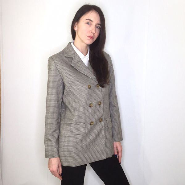 women's suits & blazers classical jacket double-sided female plaid , wedged with a round collar, fashion c2yr, White;black
women's suits & blazers classical jacket double-sided female plaid , wedged with a round collar, fashion c2yr, White;black