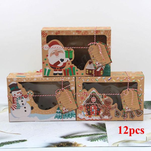 gift wrap 12pcs/pack kraft paper box christmas cookie boxes european style candy gingerbread festival bakery
gift wrap 12pcs/pack kraft paper box christmas cookie boxes european style candy gingerbread festival bakery