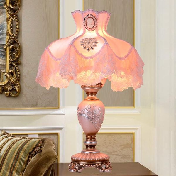 table lamps resin lamp pastoral pink princess lace cozy bedroom creative bedside for living room wedding
table lamps resin lamp pastoral pink princess lace cozy bedroom creative bedside for living room wedding