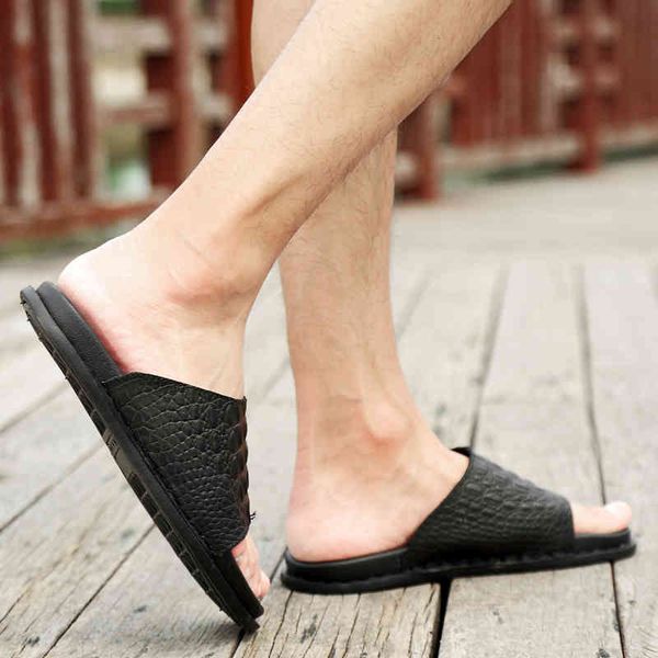 slippers fashion summer men genuine shoes sandalias outdoor design men's sandals bhh8, Black
slippers fashion summer men genuine shoes sandalias outdoor design men's sandals bhh8, Black
