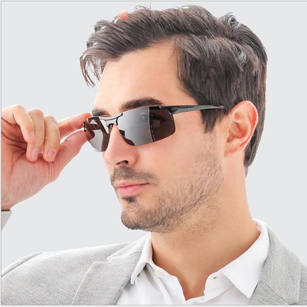 sunglasses fashion too men's polarized half-frame sports sunglasses, night vision day and dual-use, White;black
sunglasses fashion too men's polarized half-frame sports sunglasses, night vision day and dual-use, White;black
