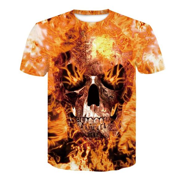 men's t-shirts skull t-shirt summer fashion and women's short-sleeved 3d printing how many colorful breathable clothing, White;black
men's t-shirts skull t-shirt summer fashion and women's short-sleeved 3d printing how many colorful breathable clothing, White;black