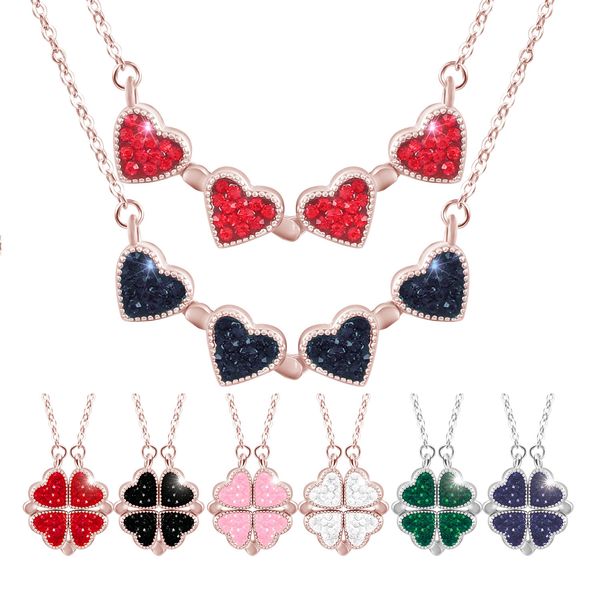 clover necklace women's one with double-sided love clavicle necklace pendant for women gift wholesale, Silver
clover necklace women's one with double-sided love clavicle necklace pendant for women gift wholesale, Silver