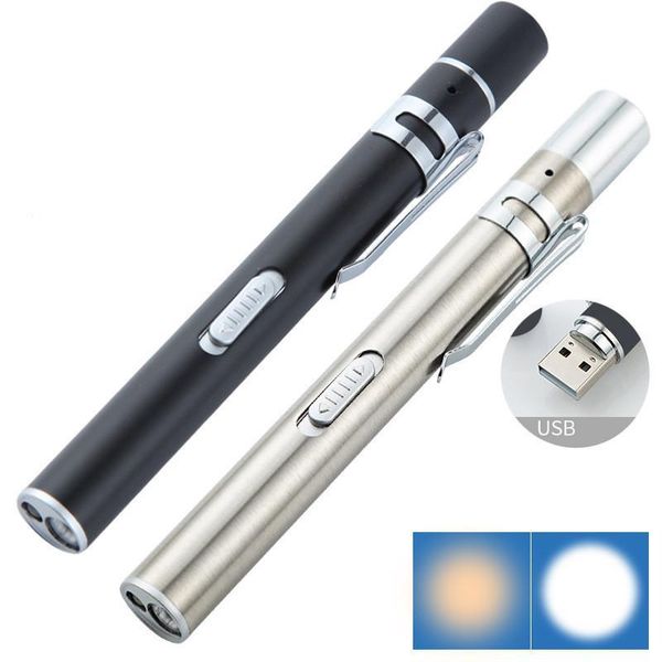 dishykooker portable dual light source led stainless steel nursing penlight for students doctors flashlights torches
dishykooker portable dual light source led stainless steel nursing penlight for students doctors flashlights torches