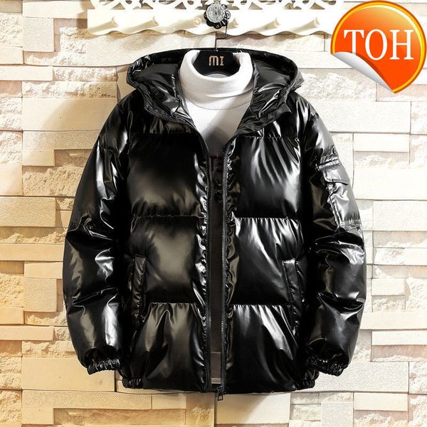 new winter padded jacket 2021 men's down cap cotton short style trendy thick coat couple clothes, Black
new winter padded jacket 2021 men's down cap cotton short style trendy thick coat couple clothes, Black