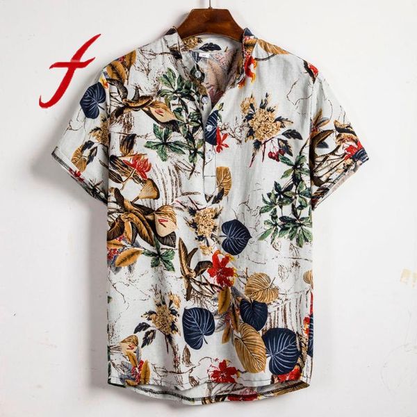 men's casual shirts summer floral leaf print hawaiian holiday man turn down collar button blouse daily streetwear chemise, White;black
men's casual shirts summer floral leaf print hawaiian holiday man turn down collar button blouse daily streetwear chemise, White;black