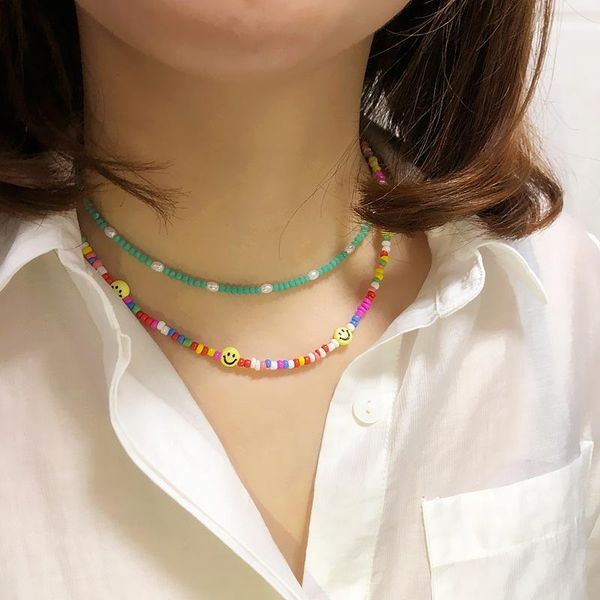 chokers ins colorful seed beads smile choker necklaces for women fashion dainty cute small bead clavicle necklace handmade jewelry, Golden;silver
chokers ins colorful seed beads smile choker necklaces for women fashion dainty cute small bead clavicle necklace handmade jewelry, Golden;silver