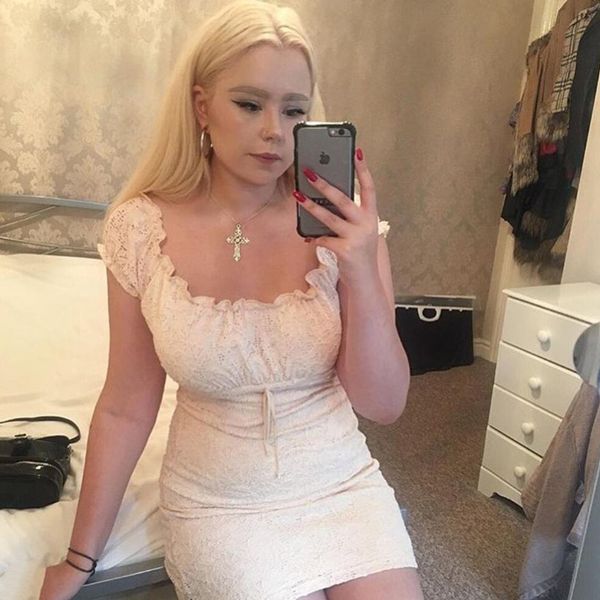 casual dresses women lace dress summer sun beach short sleeve black party bodycon vintage, Black;gray
casual dresses women lace dress summer sun beach short sleeve black party bodycon vintage, Black;gray