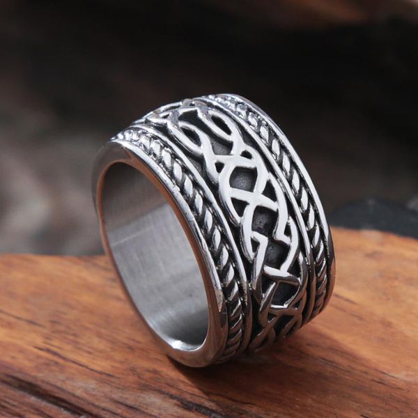 cluster rings classic celtics spiral knot ring for men women punk nordic 316l stainless steel viking amulet jewelry gift wholesale, Golden;silver
cluster rings classic celtics spiral knot ring for men women punk nordic 316l stainless steel viking amulet jewelry gift wholesale, Golden;silver