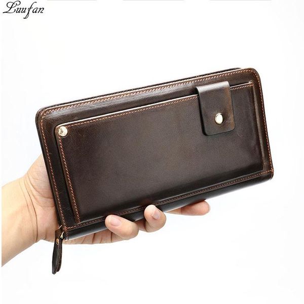 wallets luufan fashion genuine leather clutch wallet man big capacity long purse phone bag business cow hand, Red;black
wallets luufan fashion genuine leather clutch wallet man big capacity long purse phone bag business cow hand, Red;black
