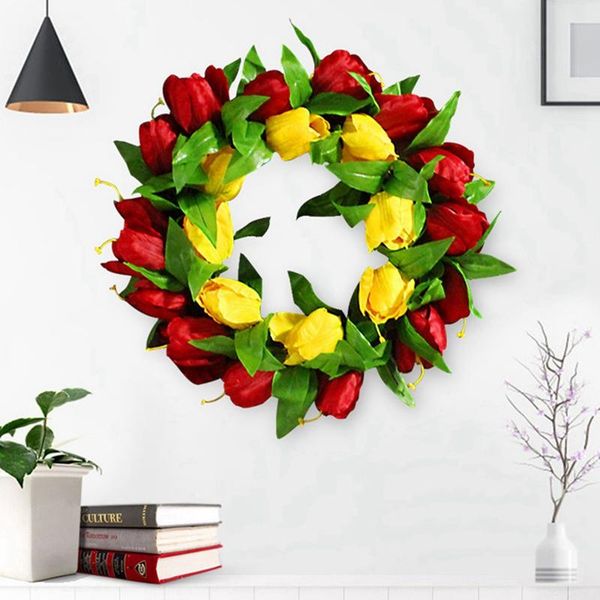 decorative flowers & wreaths flower ring doorwork home tulip vine wall door hanging festival decoration artificial
decorative flowers & wreaths flower ring doorwork home tulip vine wall door hanging festival decoration artificial