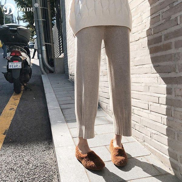 women's pants & capris joydu thick winter warm women 2021 korean designer chic high waist trousers harajuku casual ankle-length brief, Black;white
women's pants & capris joydu thick winter warm women 2021 korean designer chic high waist trousers harajuku casual ankle-length brief, Black;white