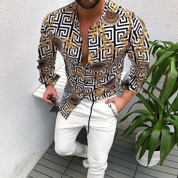 men's casual shirts 2021 summer turn-down buttoned shirt for men vintage floral printing short sleeve fashion mens clothing streetwear, White;black
men's casual shirts 2021 summer turn-down buttoned shirt for men vintage floral printing short sleeve fashion mens clothing streetwear, White;black
