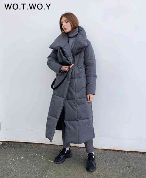 wotwoy - women's long thick coat, cotton padded et, loose, wide waist, with green gray belt, warm and windproof in winter, Black
wotwoy - women's long thick coat, cotton padded et, loose, wide waist, with green gray belt, warm and windproof in winter, Black