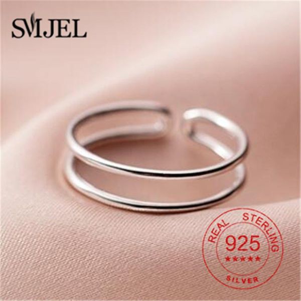 cluster rings real sterling silver geometric double line for women simple round three triangle statement ring jewelry gifts, Golden;silver
cluster rings real sterling silver geometric double line for women simple round three triangle statement ring jewelry gifts, Golden;silver