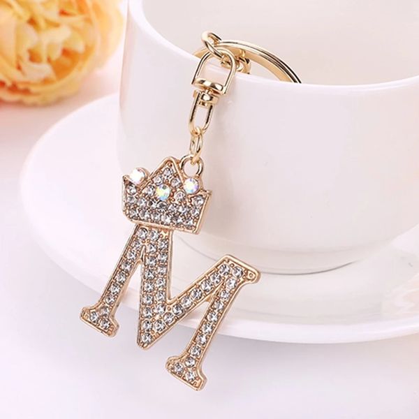 rhinestone crystal crown letter pendant keychain gold color 26 english letters a-z key ring fashion jewelry keychain, Slivery;golden
rhinestone crystal crown letter pendant keychain gold color 26 english letters a-z key ring fashion jewelry keychain, Slivery;golden