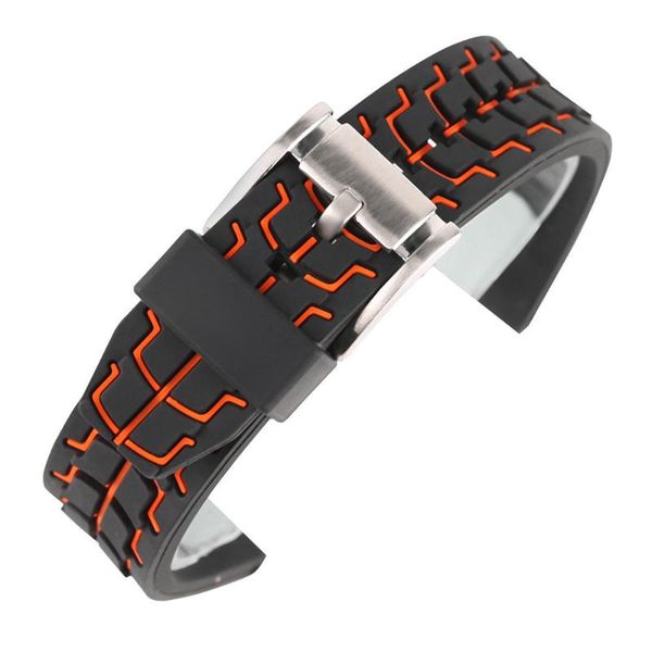 watch bands shelhard silicone dual color band straps 20mm 22mm 24mm waterproof universal watchband strap wrist belt bracelet, Black;brown
watch bands shelhard silicone dual color band straps 20mm 22mm 24mm waterproof universal watchband strap wrist belt bracelet, Black;brown