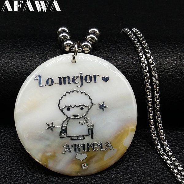 le mejor abuela stainless steel statement necklace women silver color grandmother shell necklaces jewelry gift collares n8268 pendant
le mejor abuela stainless steel statement necklace women silver color grandmother shell necklaces jewelry gift collares n8268 pendant