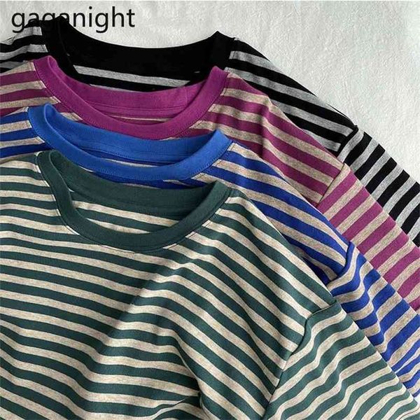 basic cotton summer t shirt casual women striped short sleeve loose tee fashion o neck female tees 210601, White
basic cotton summer t shirt casual women striped short sleeve loose tee fashion o neck female tees 210601, White
