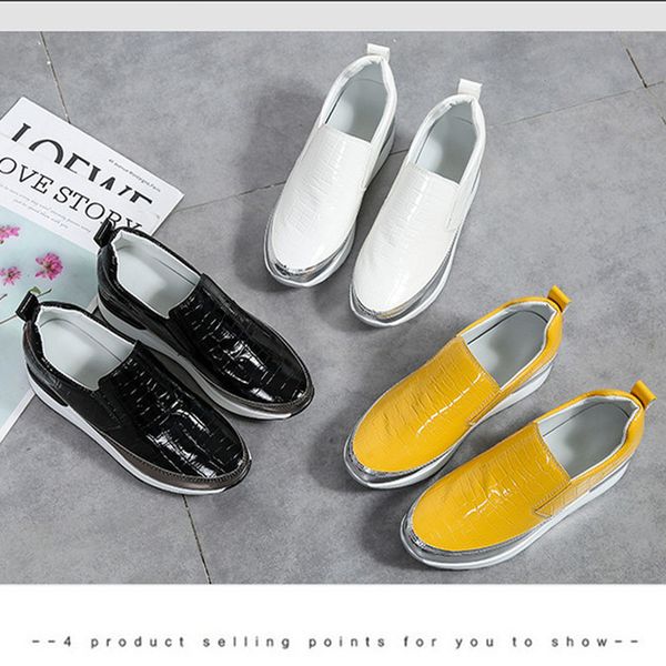 spring/autumn fashion comfort creepers loafers femme white platform shoes casual flat heel women shoes sneakers
spring/autumn fashion comfort creepers loafers femme white platform shoes casual flat heel women shoes sneakers