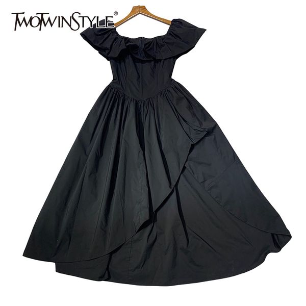 black split dress for women slash neck short sleeve high waist elegant solid dresses female fashion clothing 210423, Black;gray
black split dress for women slash neck short sleeve high waist elegant solid dresses female fashion clothing 210423, Black;gray