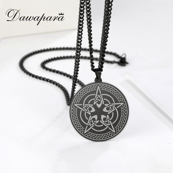 pendant necklaces dawapara irish knot pentacles for protection talisman vintage necklace stainless steel jewelry, Silver
pendant necklaces dawapara irish knot pentacles for protection talisman vintage necklace stainless steel jewelry, Silver