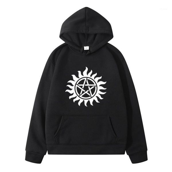 men's hoodies & sweatshirts supernatural long sleeve hooded sweatshirt fall pullover ladies men fashion casual sports hoodie, Black
men's hoodies & sweatshirts supernatural long sleeve hooded sweatshirt fall pullover ladies men fashion casual sports hoodie, Black