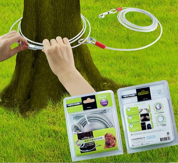 dog collars & leashes outdoor leash round tree lessen crash pet steel wire with cover anti rust
dog collars & leashes outdoor leash round tree lessen crash pet steel wire with cover anti rust