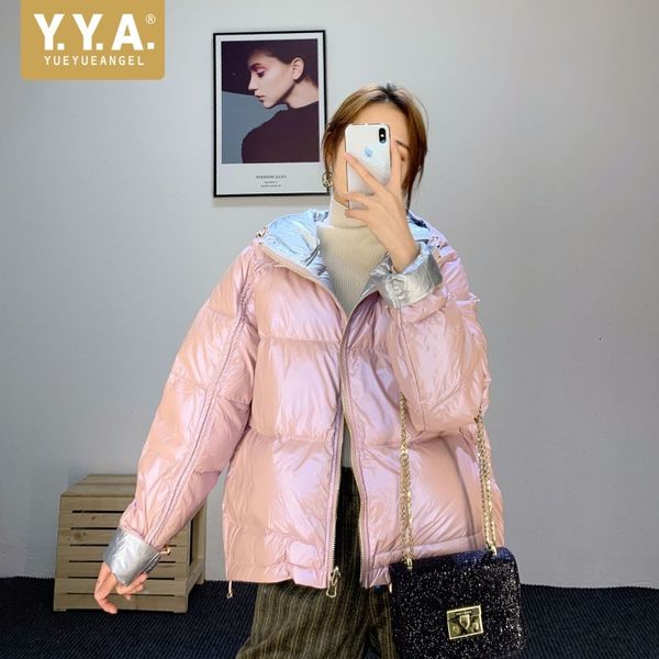 women's down & parkas winter women thick warm hoody parka loose fit overcoat reversible outwear filler jacket casual streetwear oversiz, Black
women's down & parkas winter women thick warm hoody parka loose fit overcoat reversible outwear filler jacket casual streetwear oversiz, Black