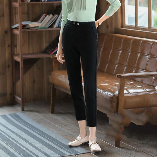 women's pants & capris autumn slim ladies suit plus size 2021 temperament pure color trousers office high-quality professional wear, Black;white
women's pants & capris autumn slim ladies suit plus size 2021 temperament pure color trousers office high-quality professional wear, Black;white
