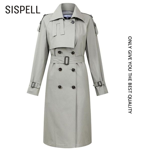 women's trench coats sispell solid color belt for female windbreaker jacket lapel collar long sleeve high waist slimming casual, Tan;black
women's trench coats sispell solid color belt for female windbreaker jacket lapel collar long sleeve high waist slimming casual, Tan;black